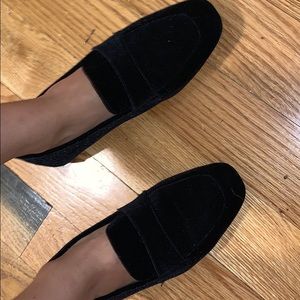 Velvet loafers new!